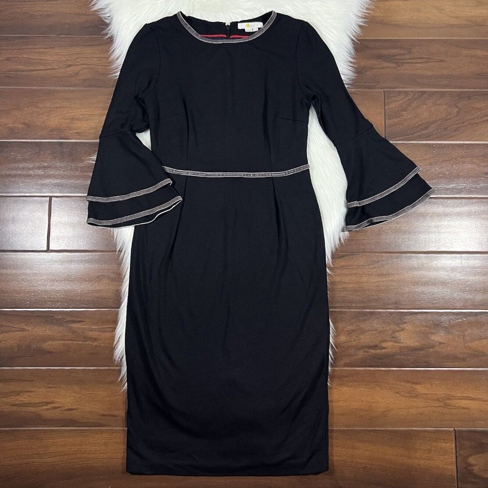 Boden Size US 8 / UK 12 Petite‎ Black Cora Jersey Dress